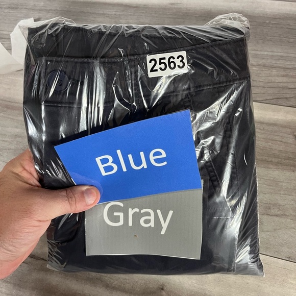 Old Navy Khaki Chino Pants Womens 4 Bluish Gray Dress Pant Casual Office 2563 - Picture 9 of 9